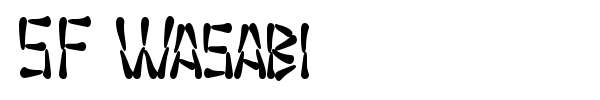 SF Wasabi font preview